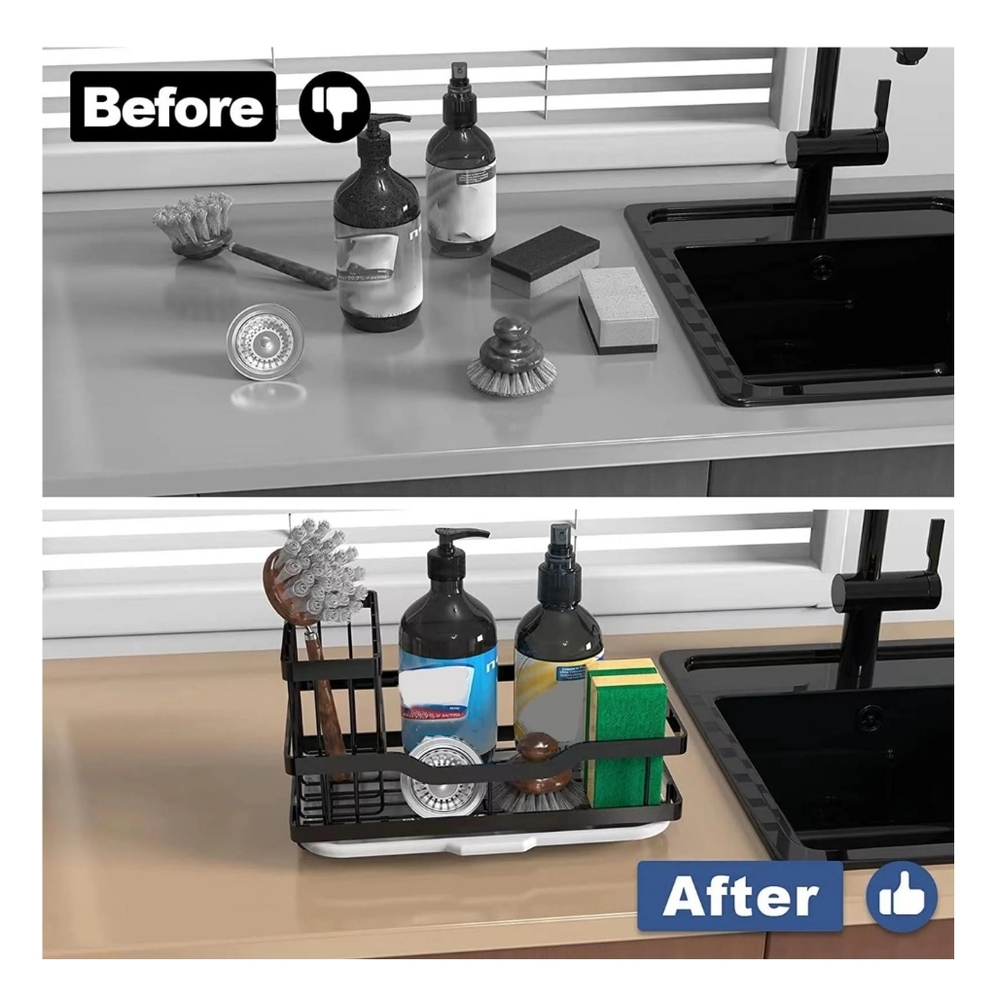 Sleek Black Dish Rack - Picture 3 of 5